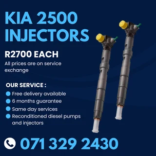 Kia 2500 Injectors For Sale With Warranty