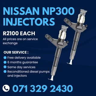 Nissan Np300 Injectors For Sale With Warranty