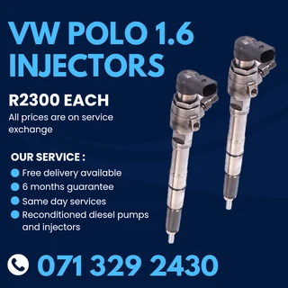 Vw Polo 1.6 Injectors For Sale With Warranty