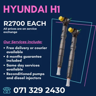 Hyundai H1 Injectors For Sale With Warranty