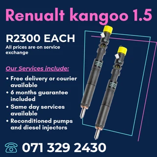 Renualt Kangoo 1.5 Injectors For Sale With Warranty