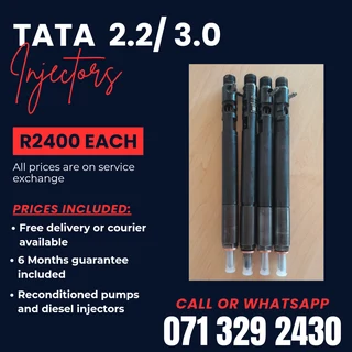 Tata 2.2 And 3.0 Injectors For Sale With Warranty