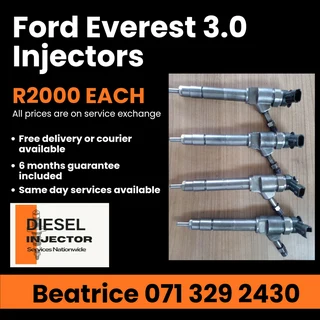 Ford Everest 3.0 Injectors For Sale With Warranty