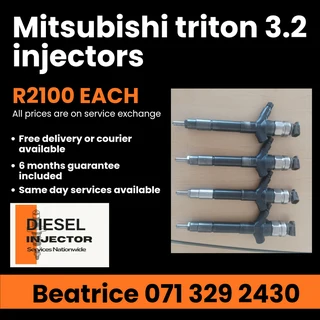 Mitshibishi Triton 3.2 Injectors For Sale With Warranty