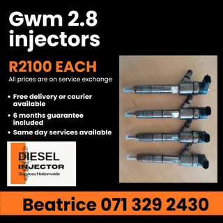 Gwm 2.8 Injectors For Sale With Warranty