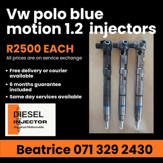 Vw Polo Blue Motion 1.2 Injectors For Sale With Warranty
