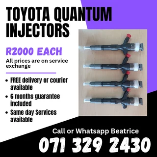 Toyota Quantum Injectors For Sale With Warranty