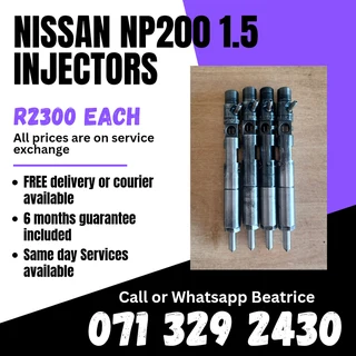 Nissan Np200 1.5 Injectors For Sale With Warranty