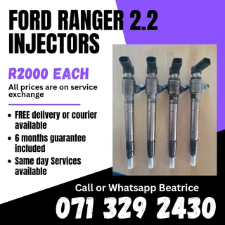 Ford Ranger 2.2 Injectors For Sale With Warranty