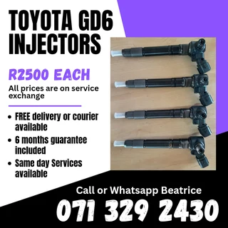 Toyota Gd6 Injectors For Sale With Warranty