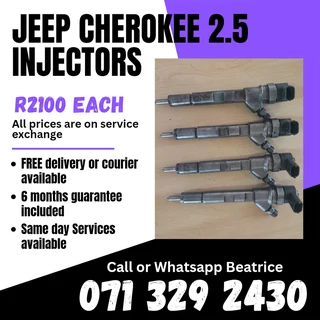 Jeep Cherokee 2.5 Injectors For Sale With Warranty