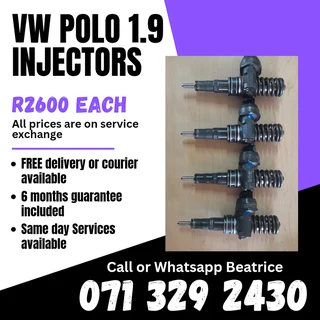 Vw Polo 1.9 Injectors For Sale With Warranty