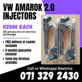 Vw Amarok 2.0 Injectors For Sale With Warranty
