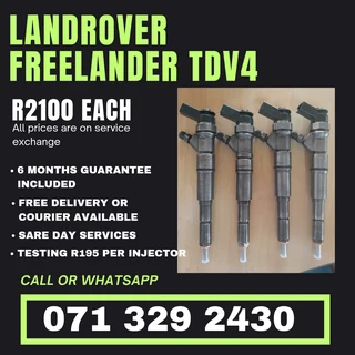 Landrover Freelander Tdv4 Injectors For Sale With Warranty