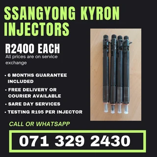 Ssangyong Kyron Diesel Injectors For Sale With Warranty