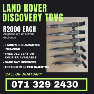 Land Rover Discovery Tdv6 Injectors For Sale With Warranty