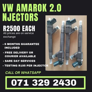 Vw Amarok 2.0 Injectors For Sale With Arranty