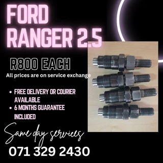 Ford Ranger 2.5 Injectors For Sale With Warranty
