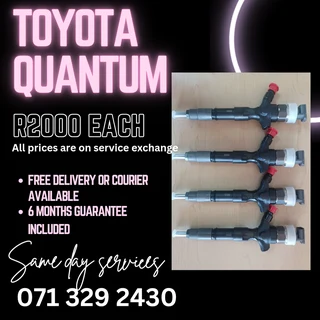 Toyota Quantum Injectors For Sale With Warranty