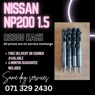 Nissan Np200 1.5 Injectors For Sale With Warranty