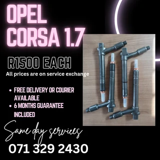 Opel Corsa 1.7 Injectors For Sale With Warranty