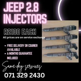 Jeep 2.8 Injectors For Sale With Warranty
