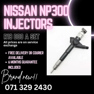 BRAND NEW NISSAN NP300 INJECTORS FOR SALE WITH WARRANTY