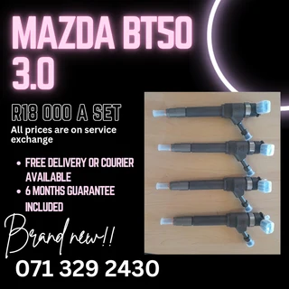 Mazda Bt50 3.0 Injectors For Sale With Warranty