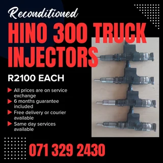 Hino 300 Truck Injectors For Sale With Warranty