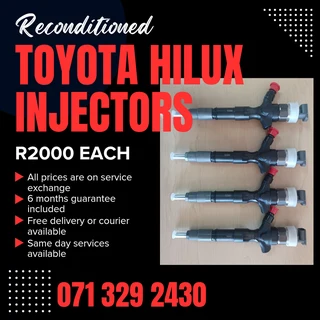 Toyota Hilux Injectors For Sale With Warranty