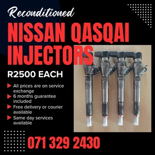 Nissan Qasqai Injectors For Sale With Warranty