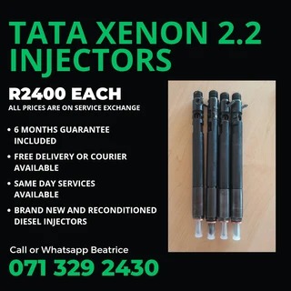 Tata Xenon 2.2 Injectors For Sale With Warranty
