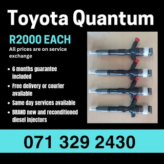 Toyota Quantum Injectors For Sale With Warranty