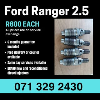 Ford Ranger 2.5 Injectors For Sale With Warranty