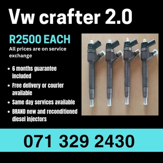 Vw Crafter 2.0 Injectors For Sale With Warranty