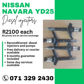 Nissan Navara Yd25 Injectors For Sale With Warranty
