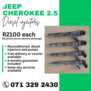Jeep Cherokee 2.5 Injectors For Sale With Warranty