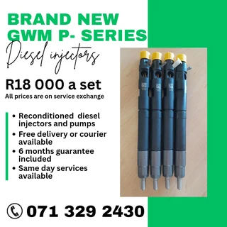 Brand New Gwm P Series Injectors For Sale With Warranty