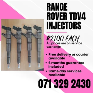 Range Rover Tdv4 Injectors For Sale With Warranty