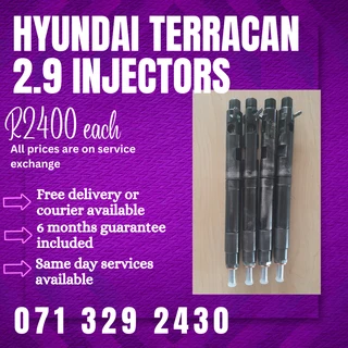 Hyundai Terracan 2.9 Injectors For Sale With Warranty