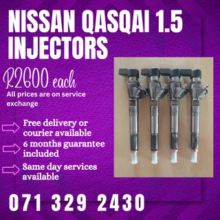 Nissan Qasqai 1.5 Injectors For Sale With Warranty