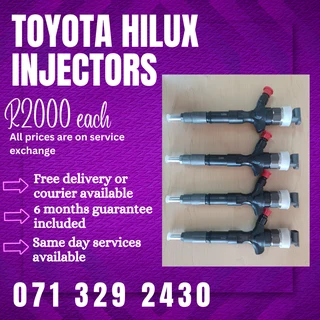 Toyota Hilux Injectors For Sale With Warranty