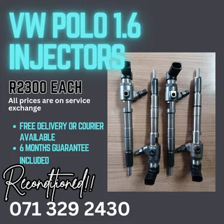 Vw Polo 1.6 Injectors For Sale With Warranty