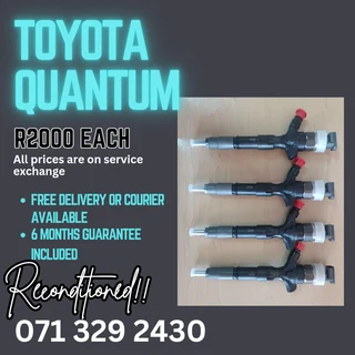 Toyota Quantum Injectors For Sale With Warranty
