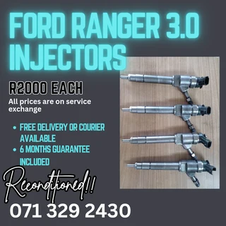 Ford Ranger 3.0 Injectors For Sale With Warranty