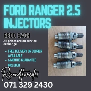 Ford Ranger 2.5 Injectors For Sale With Warranty