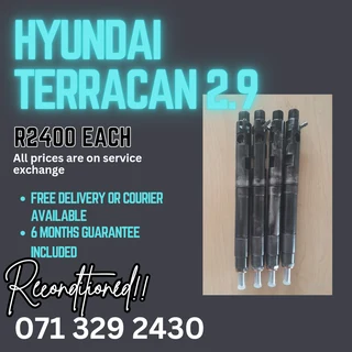 Hyundai Terrecan 2.9 Injectors For Sale With Warranty