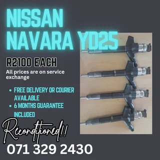 Nissan Navara Yd25 Injectors For Sale With Warranty