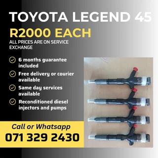 Toyota Legend 45 Injectors For Sale With Warranty