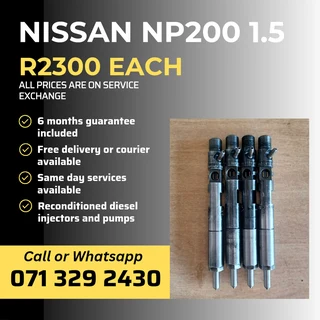 Nissan Np200 1.5 Injectors For Sale With Warranty